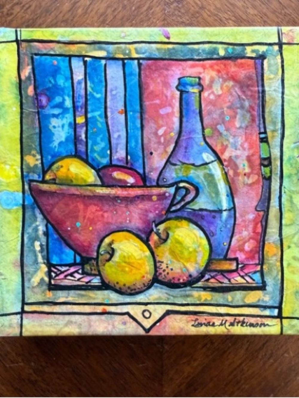 Mixed Media Still Life by Linda M. Atkinson